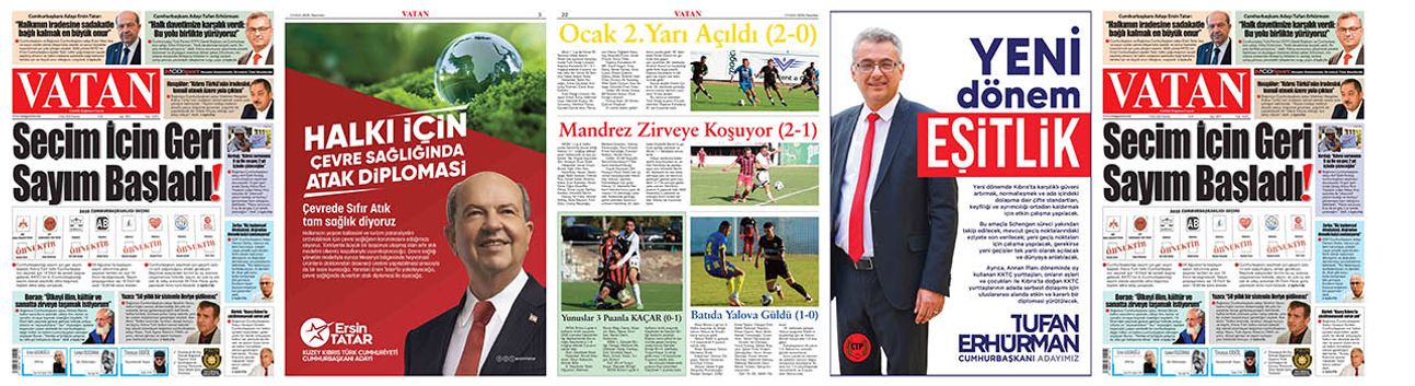 VATAN Manşet - 13 Ekim 2025