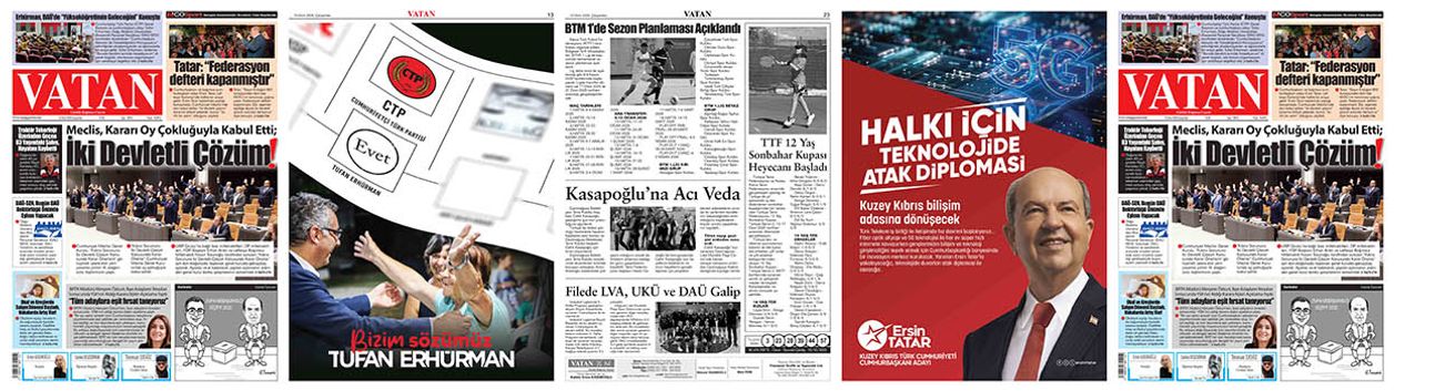 VATAN Manşet - 15 Ekim 2025