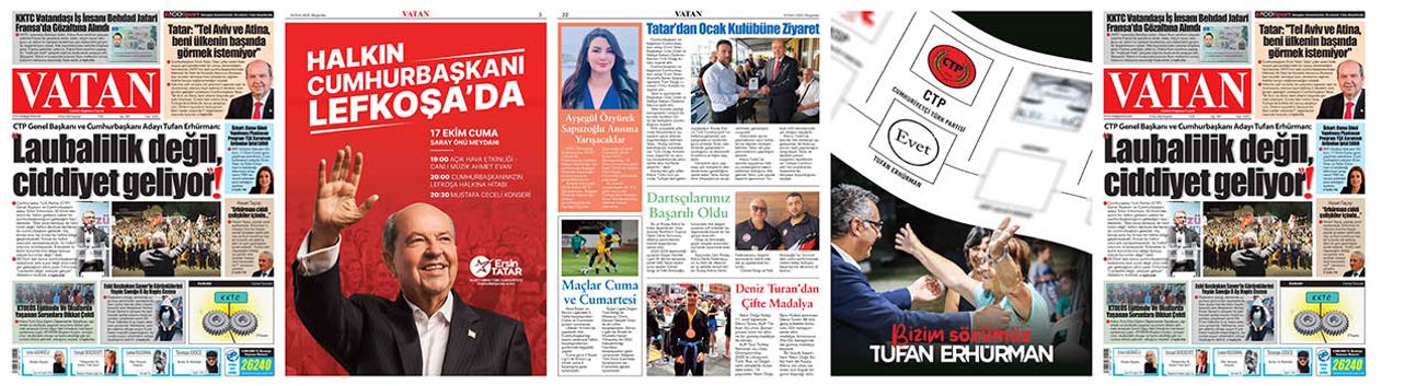 VATAN Manşet - 16 Ekim 2025