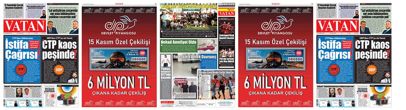 VATAN Manşet - 5 Kasım 2025