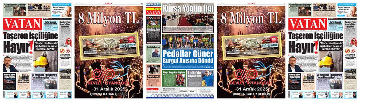 VATAN Manşet - 25 Kasım 2025