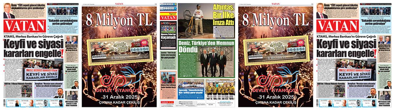 VATAN Manşet - 27 Kasım 2025