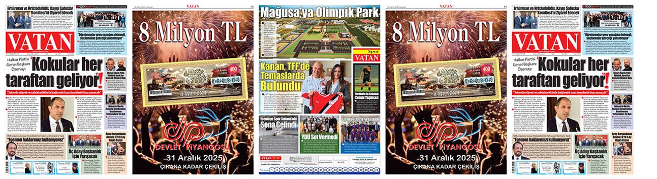 VATAN Manşet - 29 Kasım 2025