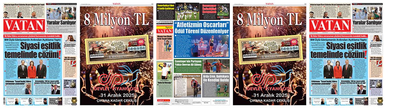 VATAN Manşet - 12 Aralık 2025