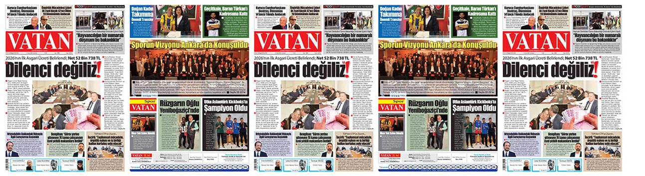 VATAN Manşet - 10 Ocak 2026