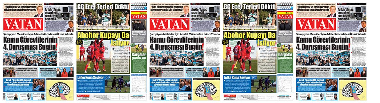 VATAN Manşet - 19 Ocak 2026