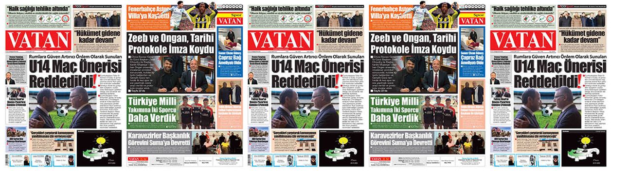 VATAN Manşet - 23 Ocak 2026