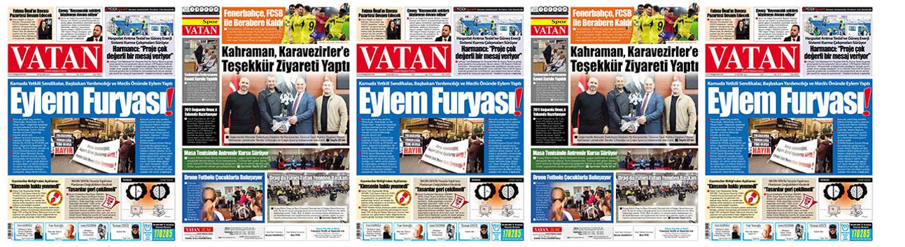 VATAN Manşet - 30 Ocak 2026