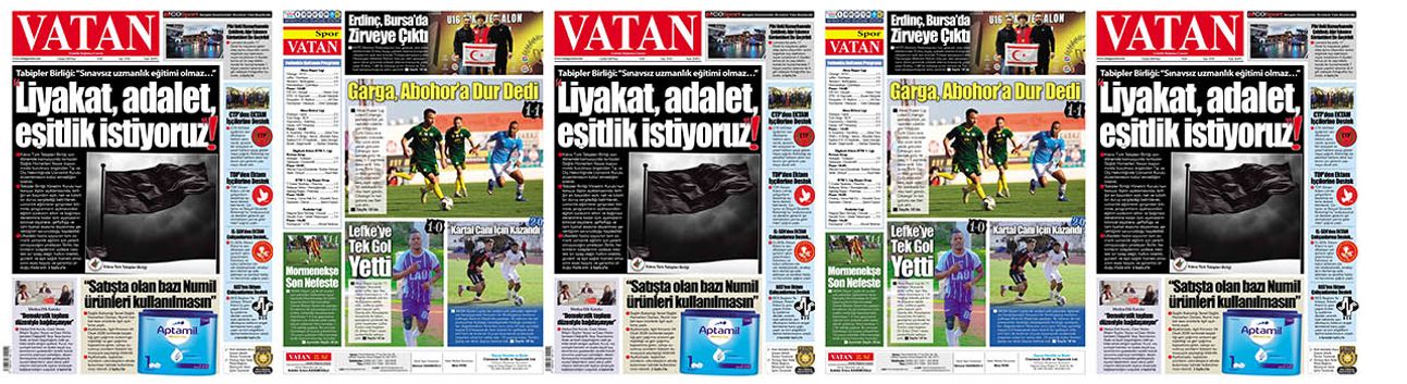 VATAN Manşet - 8 Şubat 2026