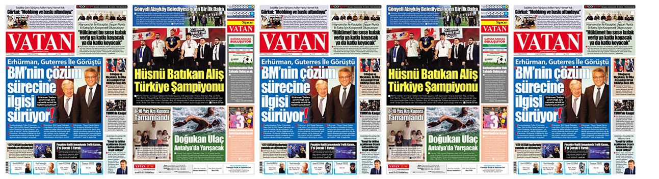 VATAN Manşet - 12 Şubat 2026