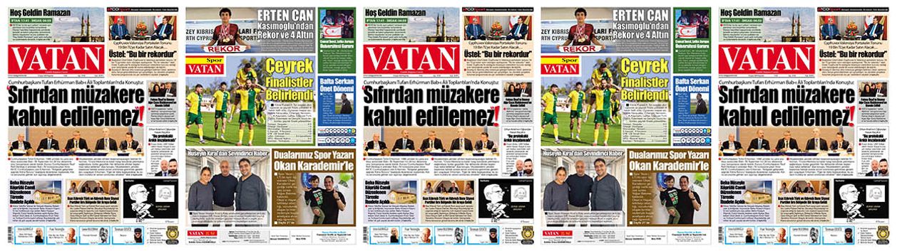 VATAN Manşet - 19 Şubat 2026
