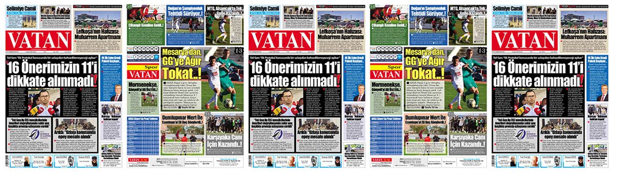 VATAN Manşet - 23 Şubat 2026