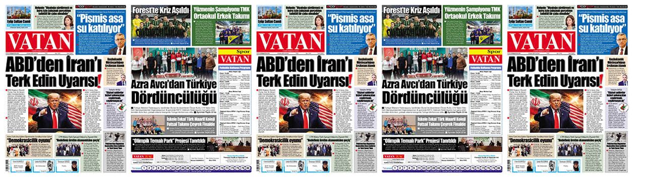 VATAN Manşet - 28 Şubat 2026