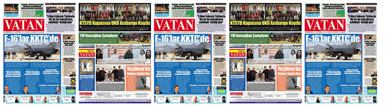 VATAN Manşet - 10 Mart 2026