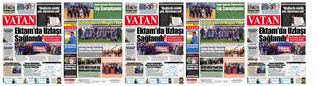 VATAN Manşet - 13 Mart 2026